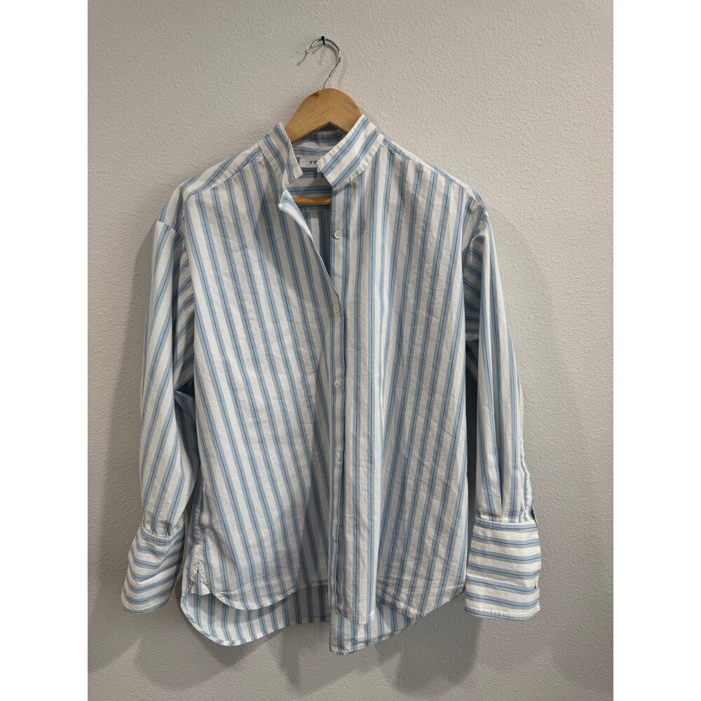 Frame Oversized Striped Button Up - image 1
